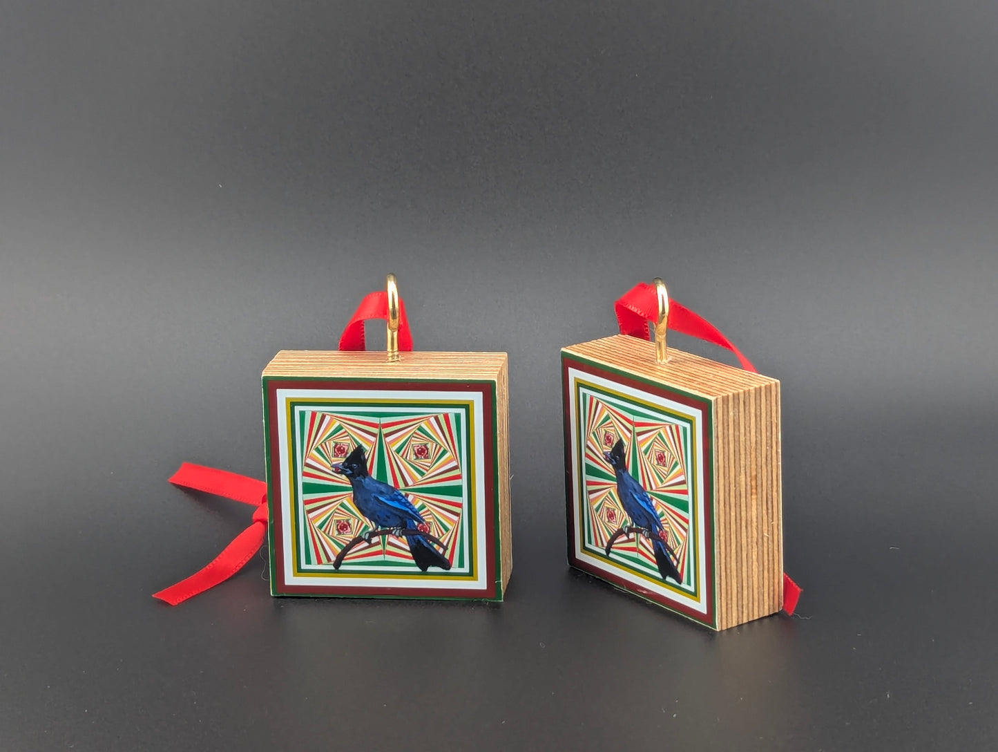 Stellar Jay Christmas Ornament